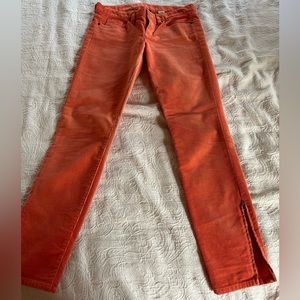 JCrew Orange corduroy pants. 🧡🧡🧡